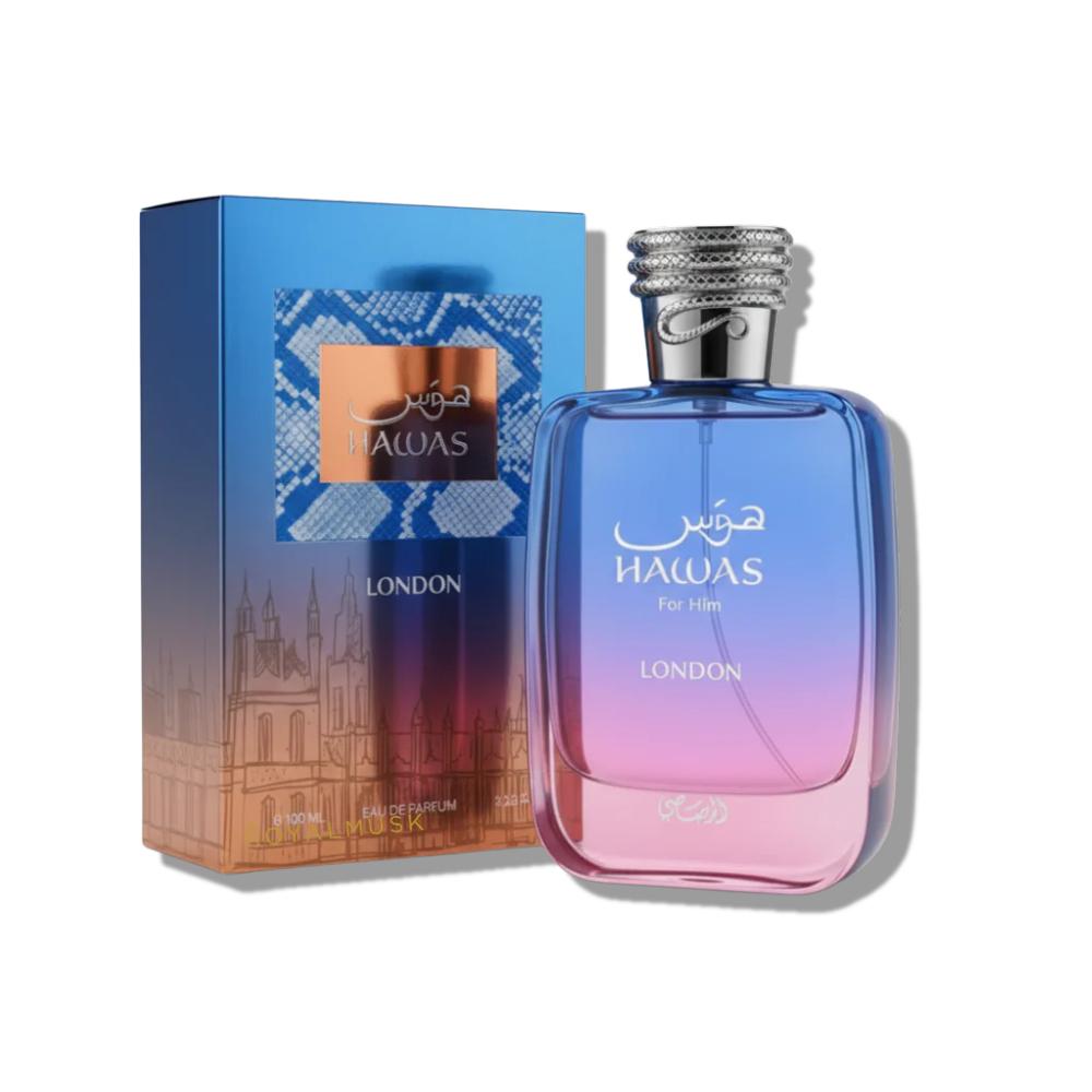 Rasasi | Hawas London | Eau De Parfum | 100 ML | Men's Fragrance | Pink Pepper - Rose & Amber Notes Rasasi | Hawas London | Eau De Parfum | 100 ML | Men's Fragrance | Pink Pepper - Rose & Amber Notes