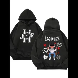 Hoodies, casual neutral street style pullovers, Latin traps and urban fashion, with sportswear and T-shirts to choose from