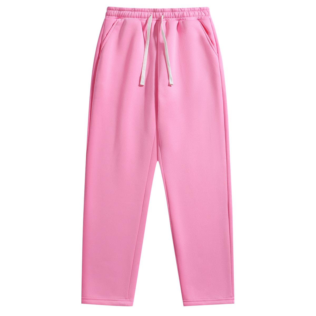 Men's Casual Jogger Pants Elastic Waistband with Drawstring Design Side Pockets Autumn Winter Athletic Style Full Length Comfortable Fabric Durable Material for Sports Workouts Outdoor Activities Solid Fashion Sweatpants