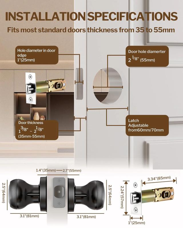 Smart Fingerprint Door Lock with Keypad Control HOUMICA