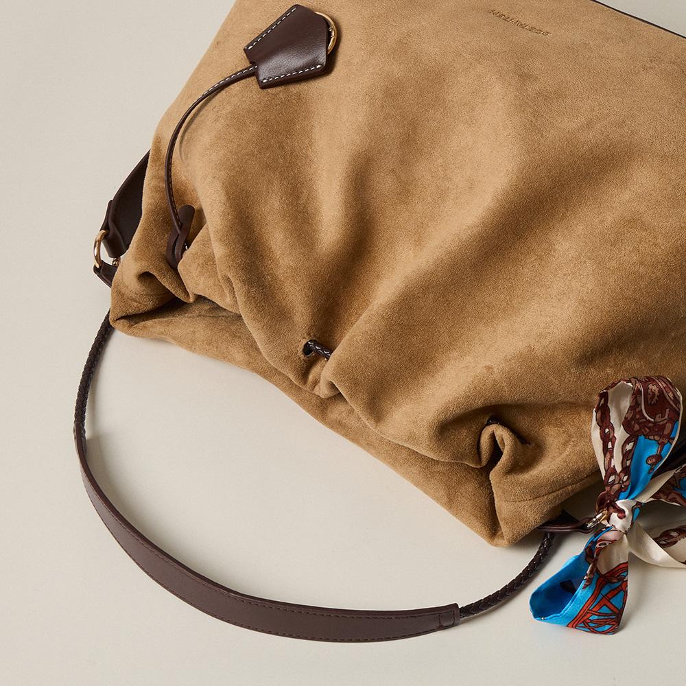 BOSTANTEN Viral Vegan Leather Purses | Lightweight Large Capacity Drawstring Bag | Affordable everyday bag