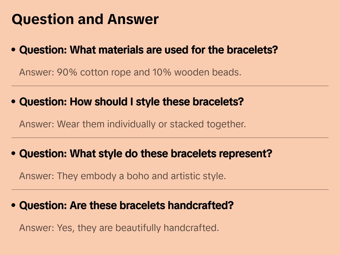 Wooden Beads and Color Hemp Braided Bracelet Set