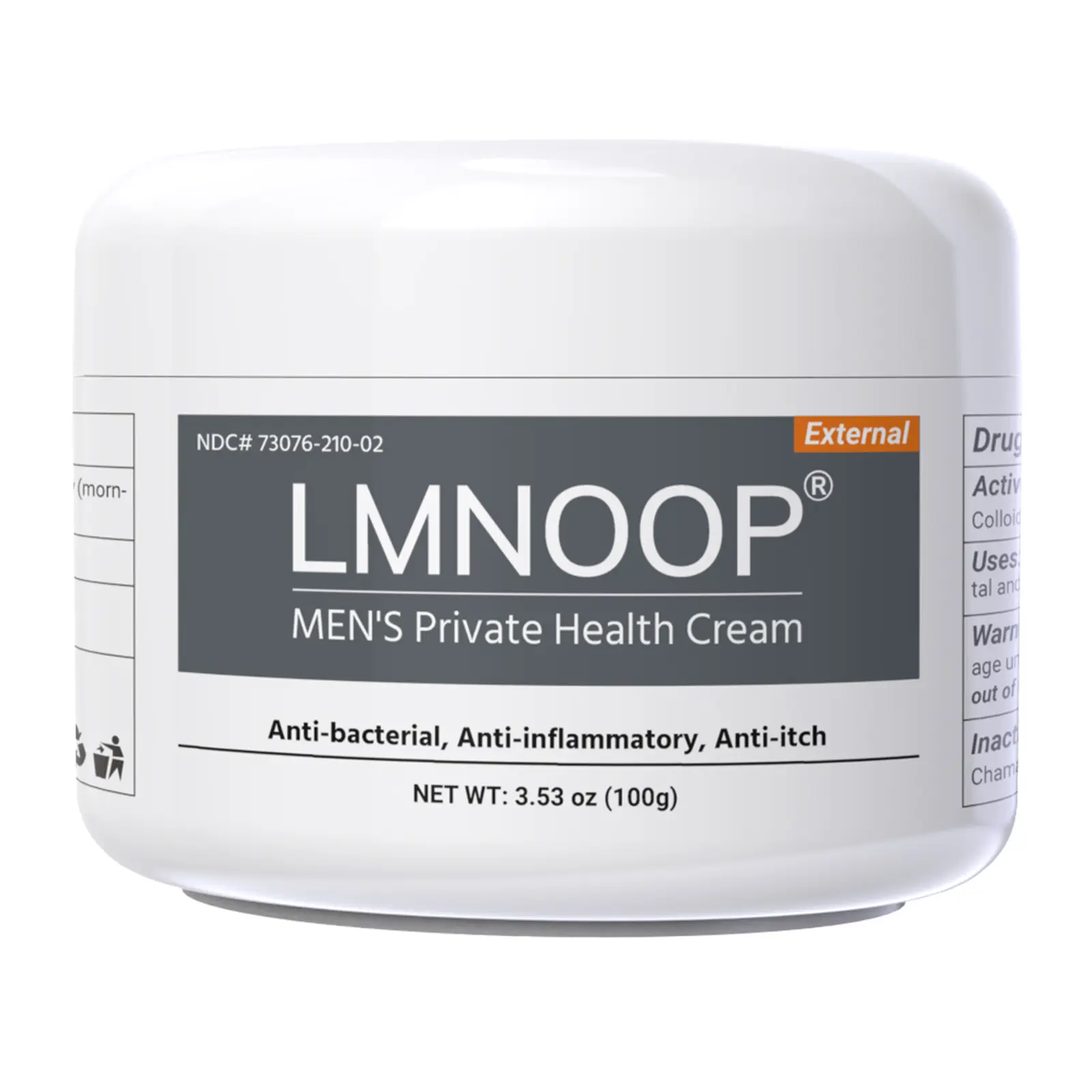 Men's Intimate Health Cream: 100% Natural Herbal Balanitis Treatment for Men – Anti-Inflammatory, Yeast & Jock Itch Relief, Sensitive Skin Safe 3.53oz