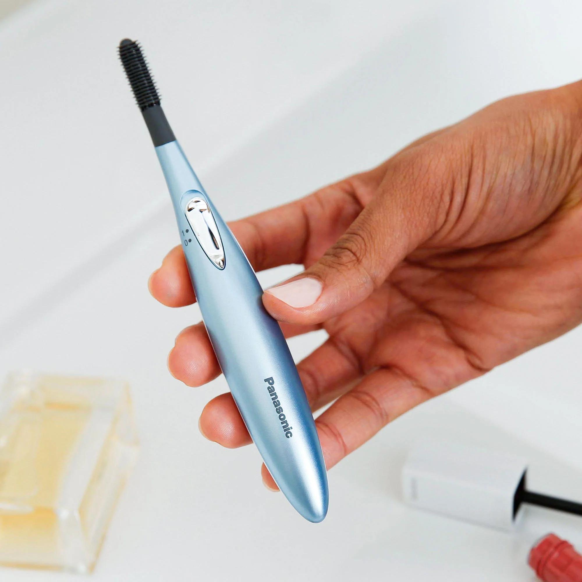 Panasonic Heated Eyelash Curler Comb, Gently Heat Lashes to Lift and Curl with No Pinching, Use with or without Mascara