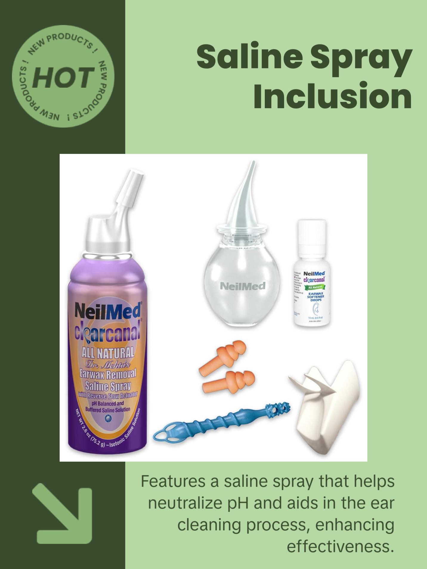 Clearcanal All Natural Ear Wax Removal Complete Kit - 75mL