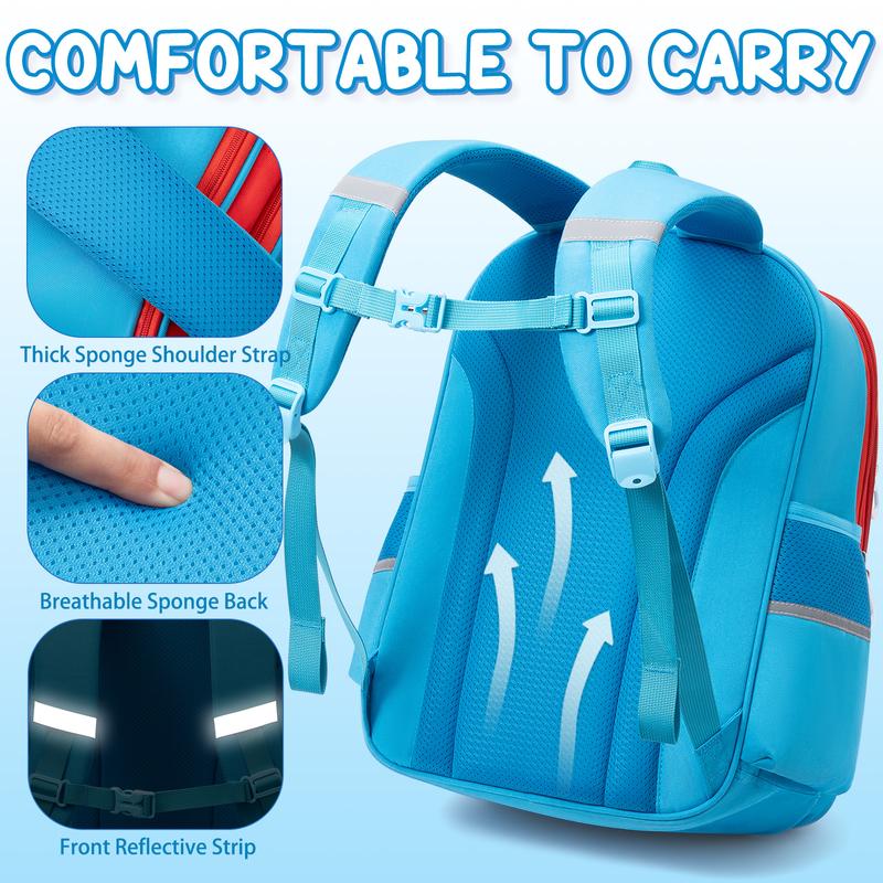 Fimibuke 3PCS Waterproof Backpack Set – Includes School Bag, Lunch Box & Pencil Case, Lightweight, School Backpack Book Bag for Back-to-School Students Fimibuke 3PCS Waterproof Backpack Set – Includes School Bag, Lunch Box & Pencil Case, Lightweight, School Backpack Book Bag for Back-to-School Students