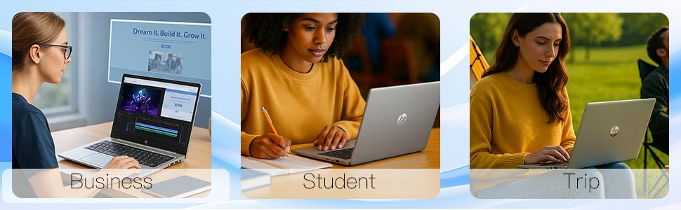 HP 2025 15.6" Touchscreen Laptop - Win 11 Pro , Intel i3 1315U(Up to 4.5GHz), Wi-Fi 6, Copilot AI, HD Touch Display, Long Battery Life, 8GB RAM, 256GB SSD