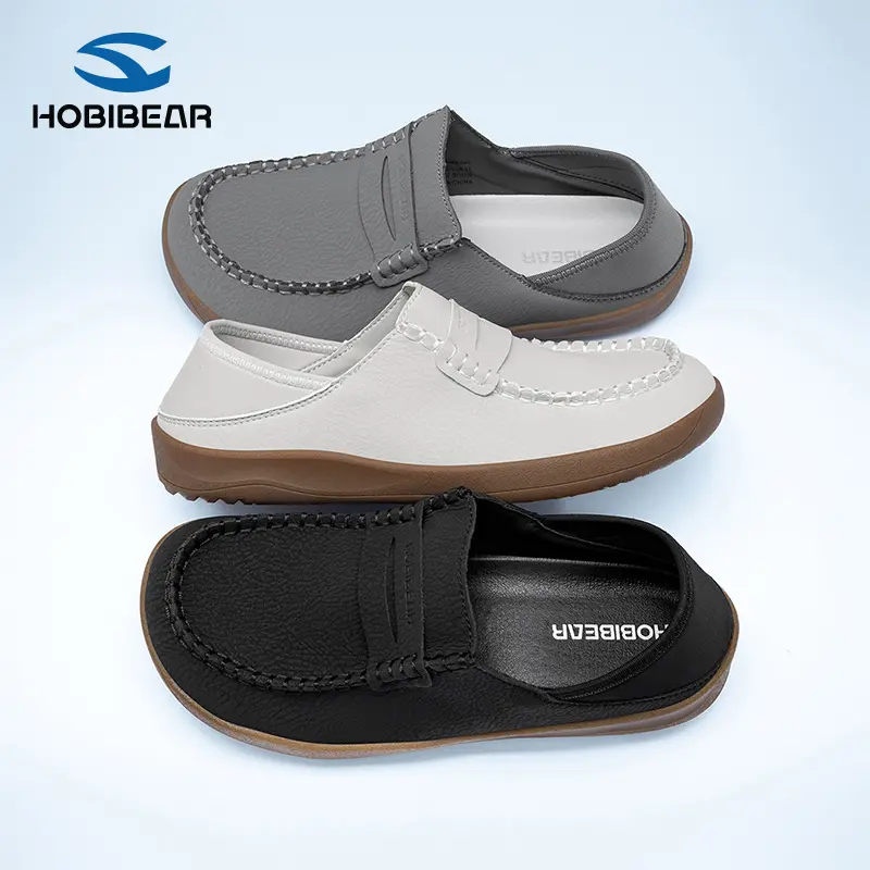 HOBIBEAR Women's Casual Leather Slip-On Loafers - Solid Color, Lightweight, Comfortable Flats with Rubber Sole for All-Season Everyday Wear | TikTok Shop Back to School