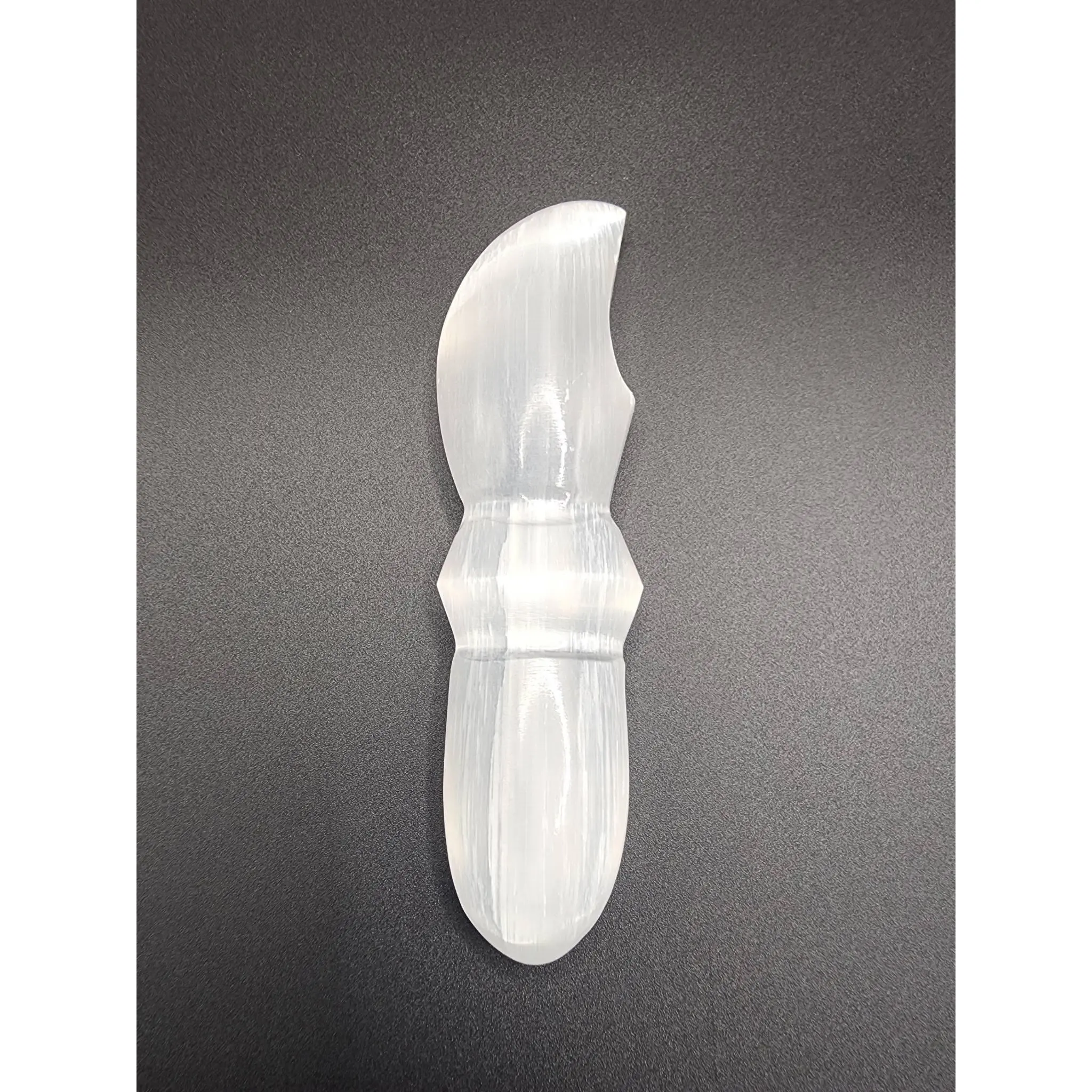Selenite Ritual Knife – Decorative Carved Crystal Tool