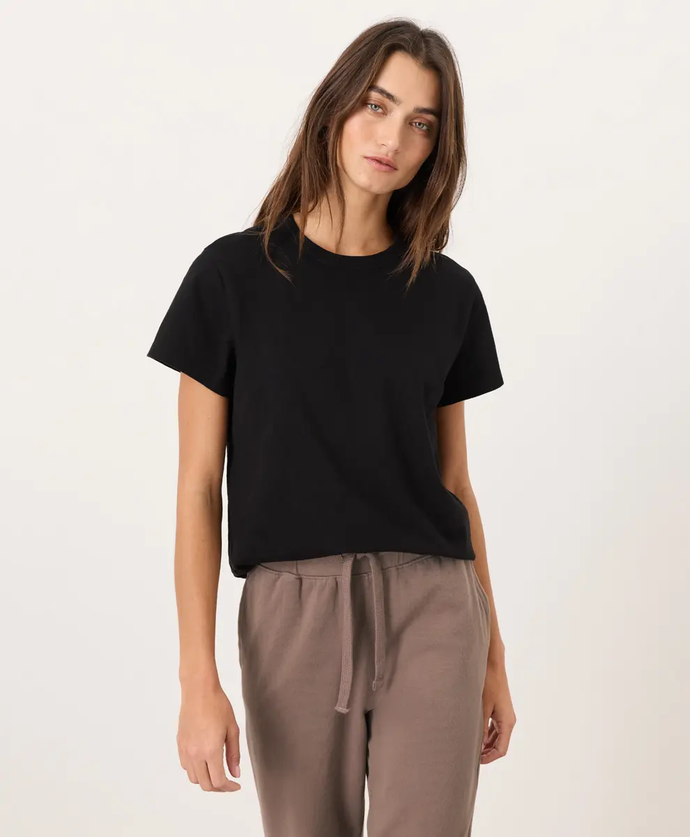 Women's Organic Soft-Slub Essential Crewneck Tee Women's Organic Soft-Slub Essential Crewneck Tee