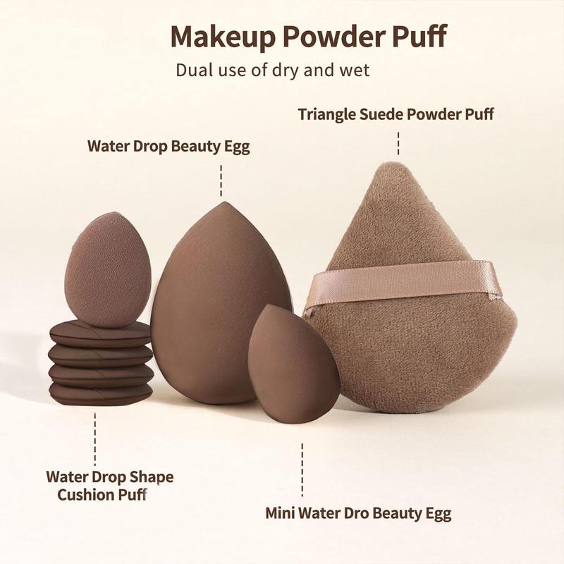 All-in-One Holiday Makeup Starter Kit 58/40 or 20Pcs Classic Makeup Set, Makeup Brush & Sponge & Headband & Brush Cleaning Bowl & Puff& & Wristband, Cosmetic flawless complexion Portable Multicolor Makeup Kit Complete Girls Makeup Kit