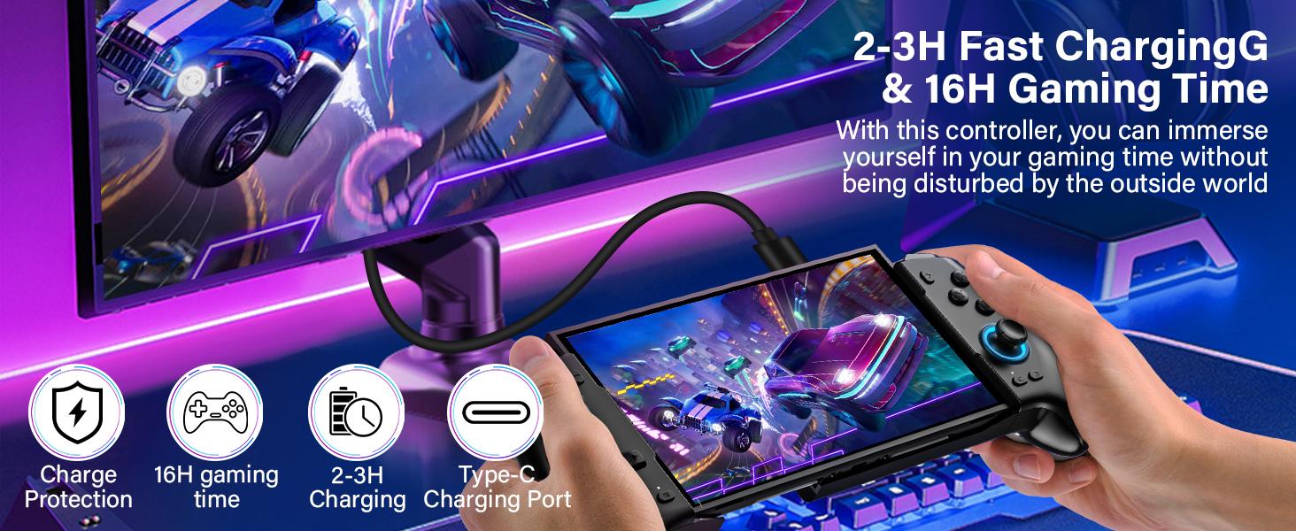 Wireless Pro Controller for Switch Switch 2 OLED with RGB Lights, Programmable Macros, Dual Vibration, Turbo Wake Up, Gaming Controller Gift for Gamers