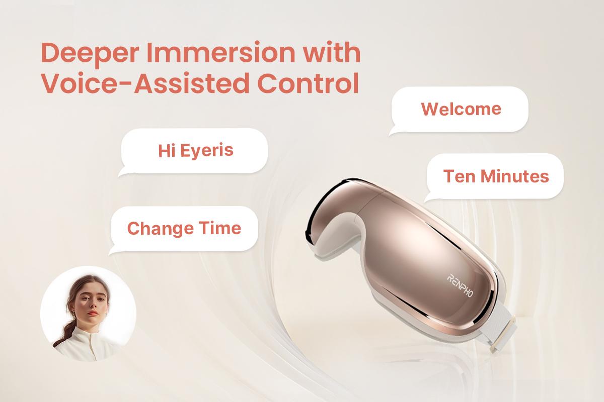 [Livestream Exclusive] RENPHO Eyeris 3 Eye Massager with Heat and Cooling Gift Choice for Man Women Spring Glow Up
