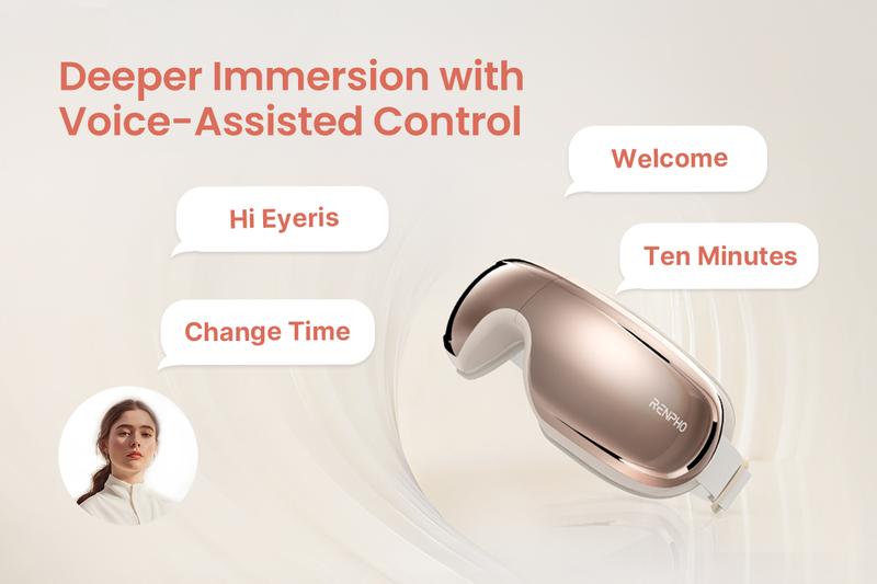 [Livestream Exclusive] RENPHO Eyeris 3 Eye Massager with Heat and Cooling Valentines Day Gift Choice for Man Women
