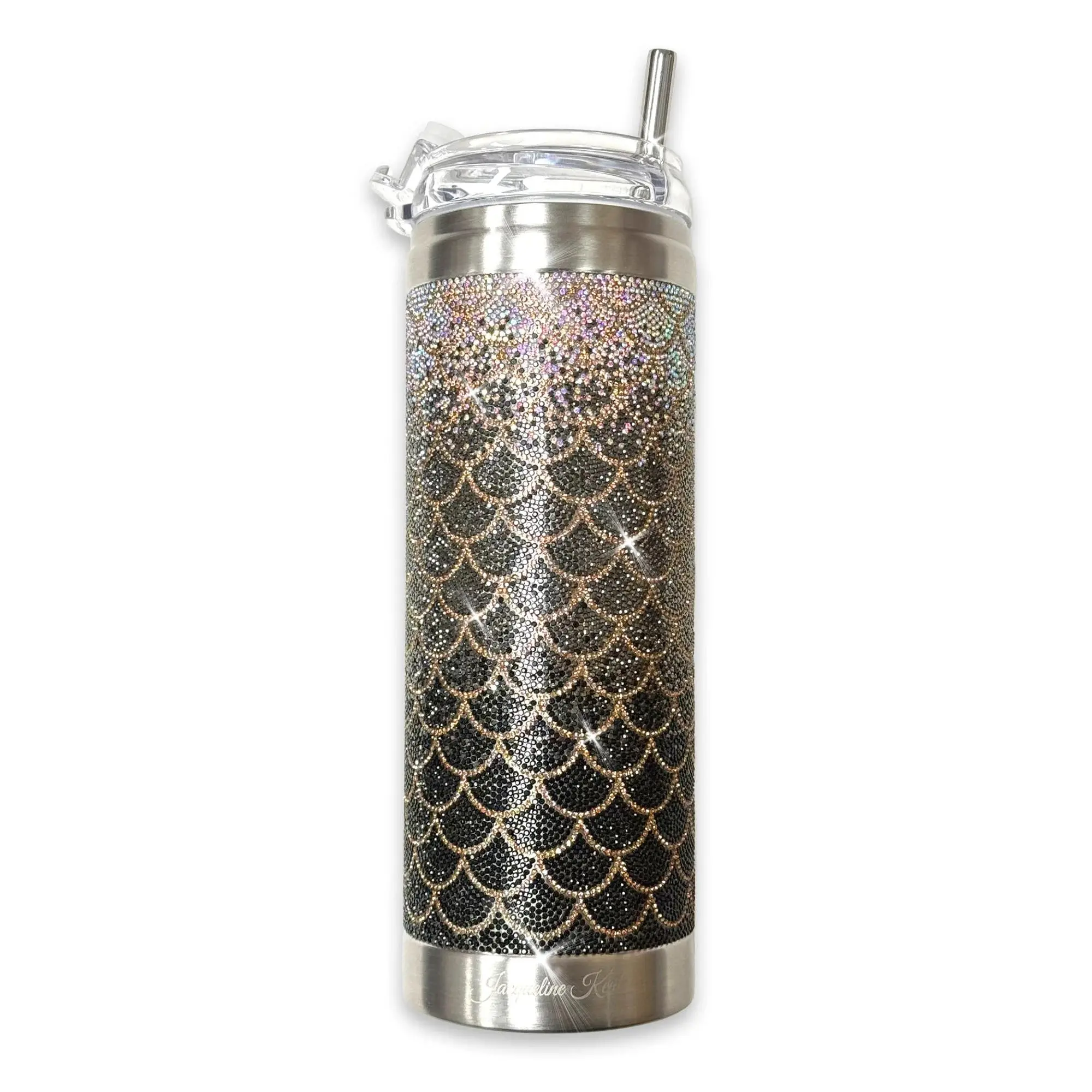 MIDNIGHT MERMAID CRYSTAL TUMBLER