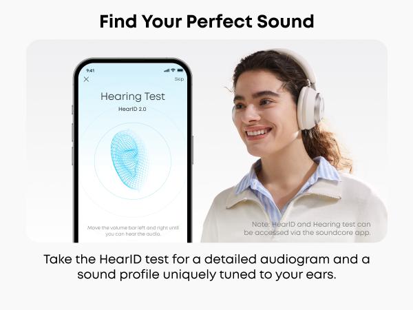 soundcore Space One Pro, FlexiCurve Over-Ear Headphone, Adaptive Active Noise Cancelling Headphones Driven by 6 Mics, 60H Lossless Audio, Ultra-Fast Charging, Hi-Res Wireless, Comfortable Fit