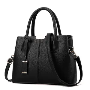 Trendy Black PU Leather Top Handle Bag for Women  Multi-Functional Handbag – Spacious for Work & Daily,  Use Casual & Elegant Shoulder bag