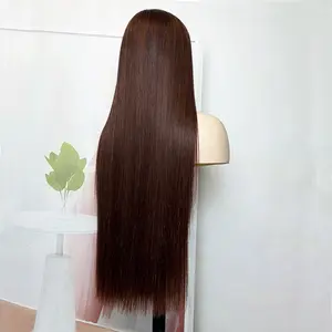 Wear Go Glueless Wig Pre Cut 5x5 HD Lace Raw Vietnamese Hair Straight Human Hair Wigs Pre Bleached Tiny Knots Begonner Friendly Super Double Drawn