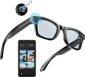 AI Smart Glasses with Camera | OpenAI Recognition, 1080P Anti-Shake Video, Real-Time Translation & Long Battery Life