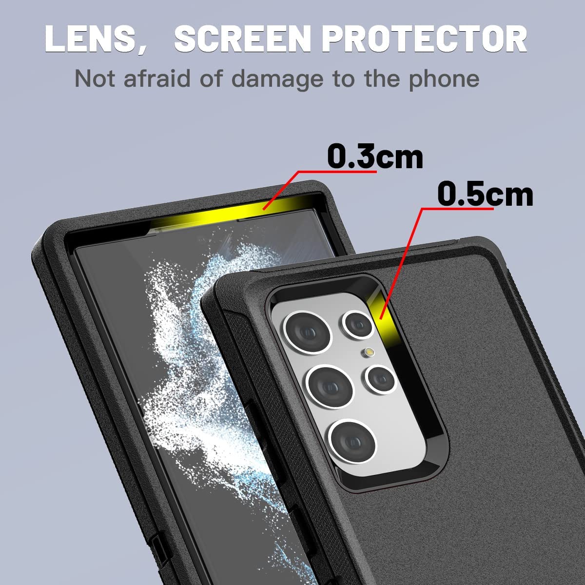 XG-Tech Shockproof Defender Case For Samsung Galaxy S26 S25 S24 S23 S22 Ultra S21 Plus Heavy Duty Triple Layer Rugged Cover