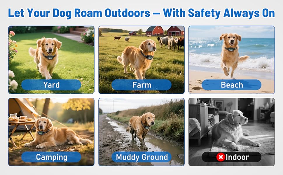 【NewYear2026】GPS Wireless Dog Fence, Electric Fence for Dogs, Perimeter Collar Fence System, Radius 33-1999 Yards, IPX7 Waterproof, Beep Vibration Shock Correction, for Pets Over 18 Lbs 【NewYear2026】GPS Wireless Dog Fence, Electric Fence for Dogs, Perimeter Collar Fence System, Radius 33-1999 Yards, IPX7 Waterproof, Beep Vibration Shock Correction, for Pets Over 18 Lbs