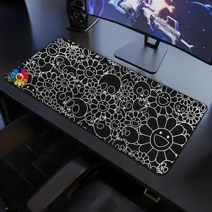 [FAST SHIPPING] Takashi Murakami x FaZe Clan XLarge Black Gaming Desk Mat Mouse Pad Pc Accessories