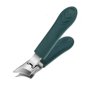3-Piece Green Eagle Beak Nail Clipper Set -Large Opening,Anti-Splash Beveled Clippers forThick & Hard Nails Heavy-Duty Manicure Toolsfor Home Use