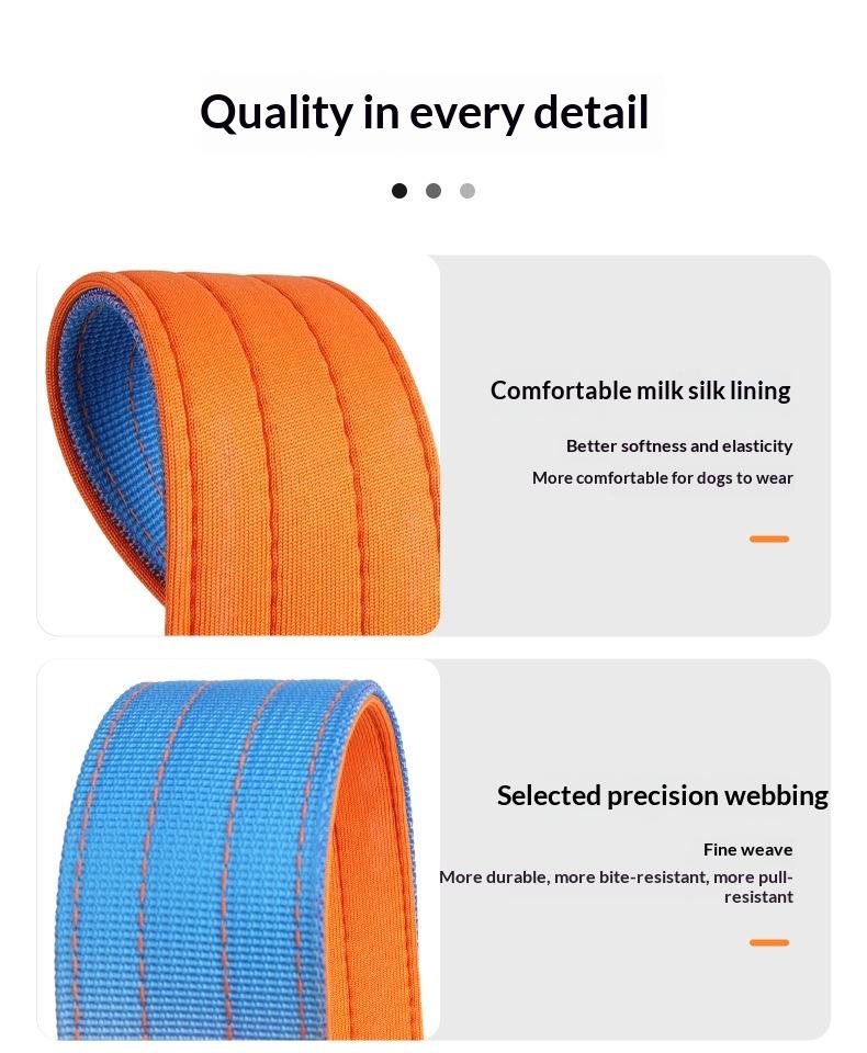 Gradient Tactical Dog Collar Heavy Duty Adjustable Pet Collar with Control Handle and Metal Buckle for Medium Large Dogs