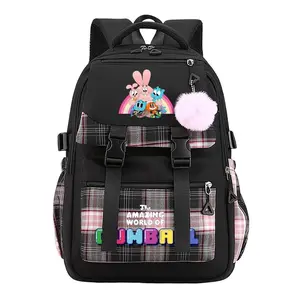 The Amazing World of Gumball Trendy Youth Backpack – Travel & School Bag, Perfect for Commuting, Camping & Daily Use, Durable Large-Capacity Design, Best Gift for Boys & Girls 11.8''*17.3''