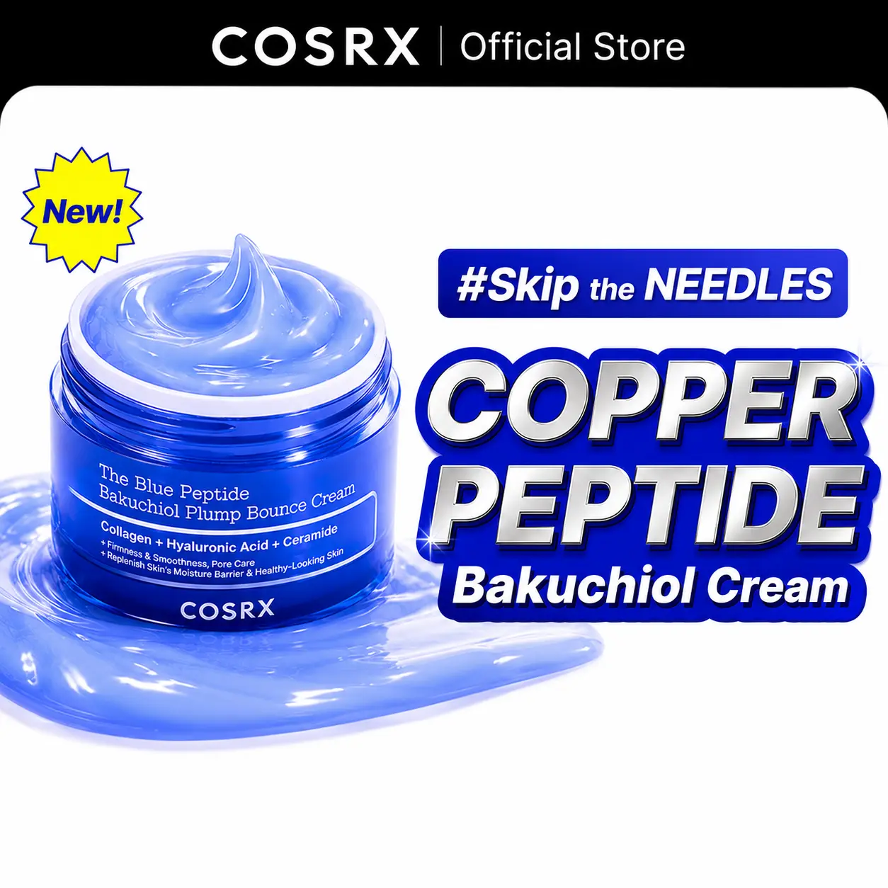 [NEW] [COSRX Official] COSRX Copper Peptide Cream l Copper Peptide + Bakuchiol  l Bouncing Plumping Skin Repair Kit