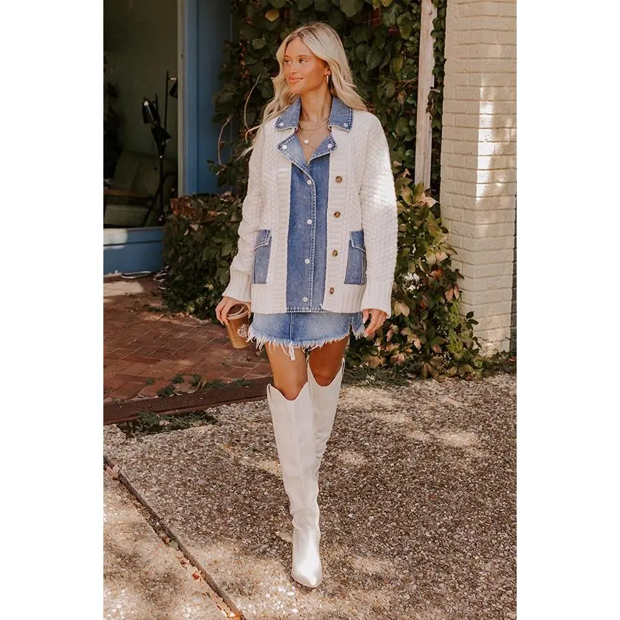 Cue The Cozy Knit Jacket