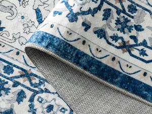 【New Year Haul】Raybee Furniture Bohemian Style Machine Washable Rug, Non-Slip TPE Backing, Soft Low-Pile Rug, Suitable for Living Room, Bedroom, and Kitchen, Easy to Care for and Stain Resistant, Home Decor