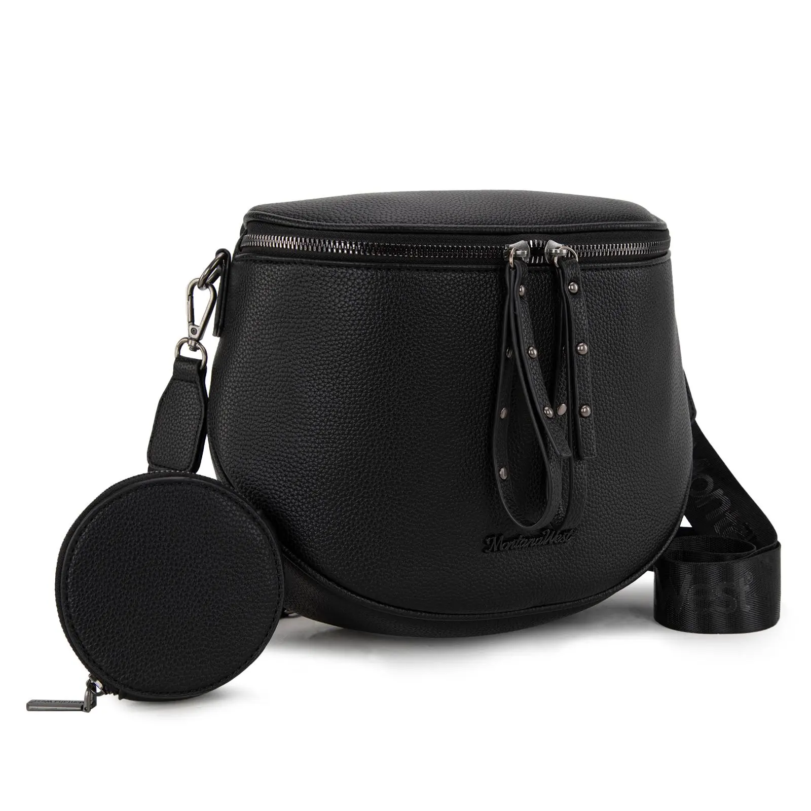 Montana West Large Fanny Pack Crossbody Sling Bags  with Adjustable Strap and Coin Purse