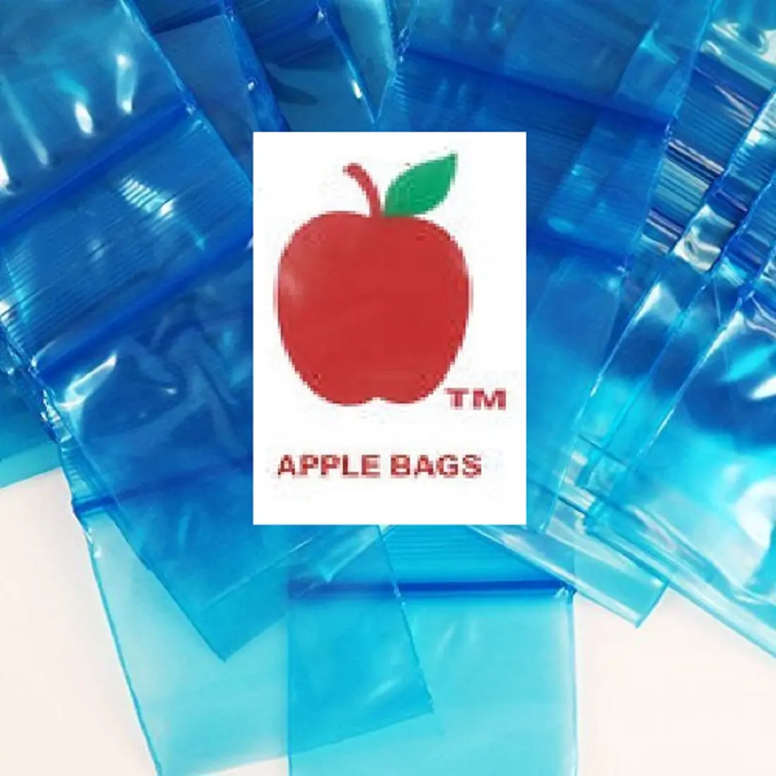 CrazyCoolBuys 1000 Pack Zip Lock Original Brand Blue 2Mil Bags 1,000 Baggies Resealable Plastic