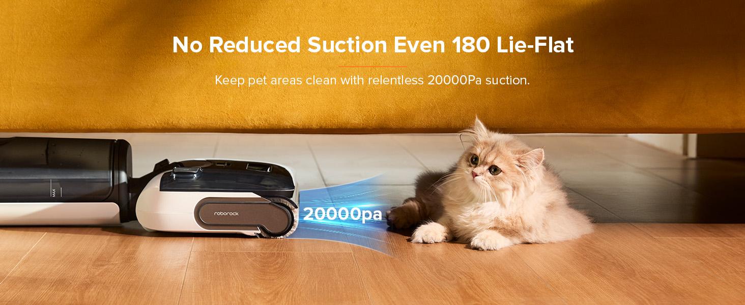 Roborock F25 LT Wet Dry Vacuum Cleaner and Mop (F25 Series), 194°F High temperature Self Cleaning & Hot Air Flash Drying,  20000Pa Cordless Vacuum Mop Combo, 180° Lie-Flat Hard  Floor Cleaner, Edge to Edge Cleaning #TikTokShopSpringGlowUp #NewDropsForYou