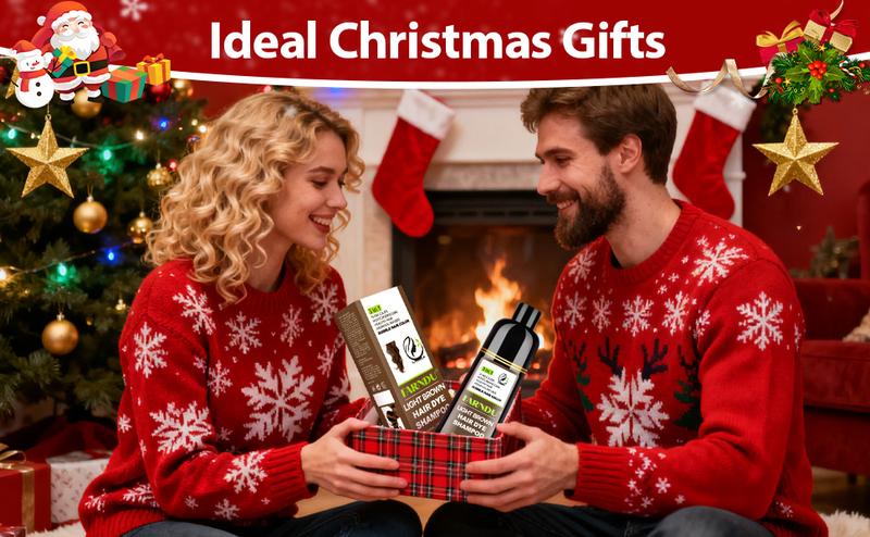 FARNDU Hair Dye 3-in-1 Shampoo Haircare, Cover Gray Hairs, 10 Mins Hair Coloring, Plant Extracts, Long Lasting, Mild, Moisture (400 mL)