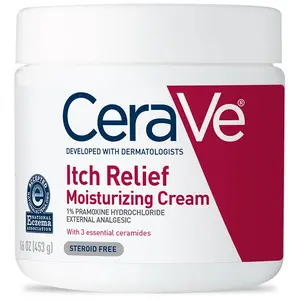 CeraVe Itch Relief Moisturizing Cream  16oz 16oz 16oz