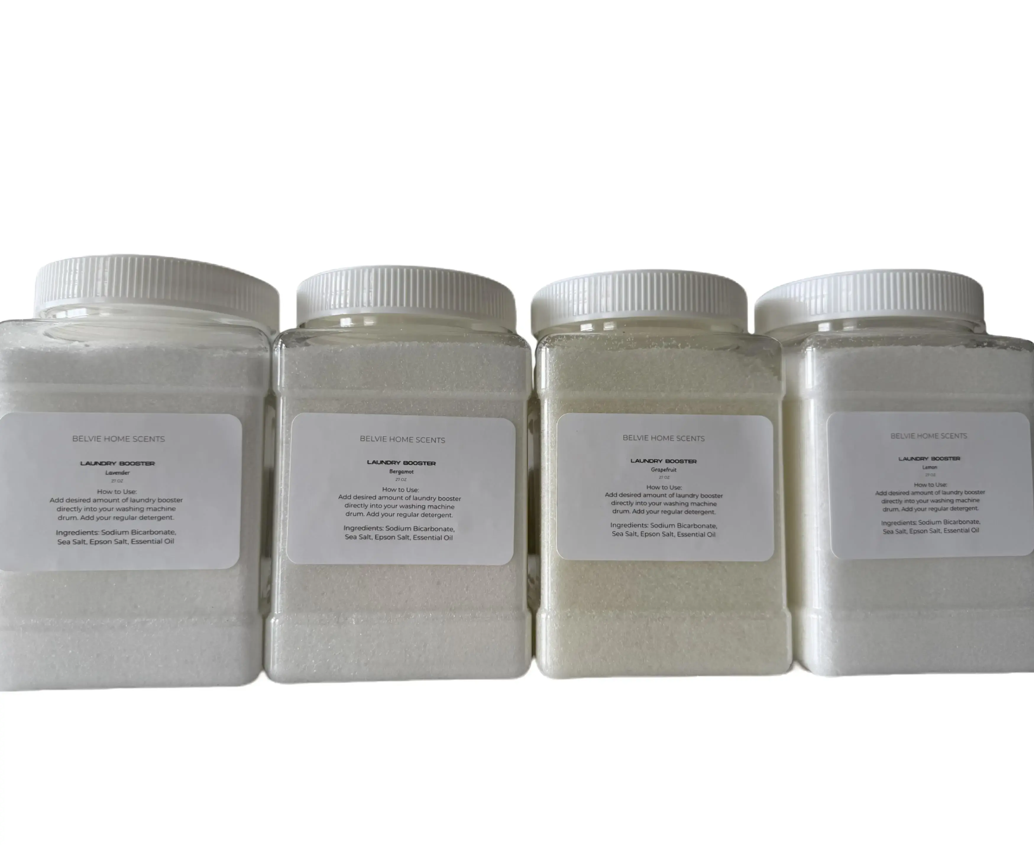 Non-toxic  Family-friendlyScented Laundry Booster - Eliminates stubborn odors - Non-toxic formula