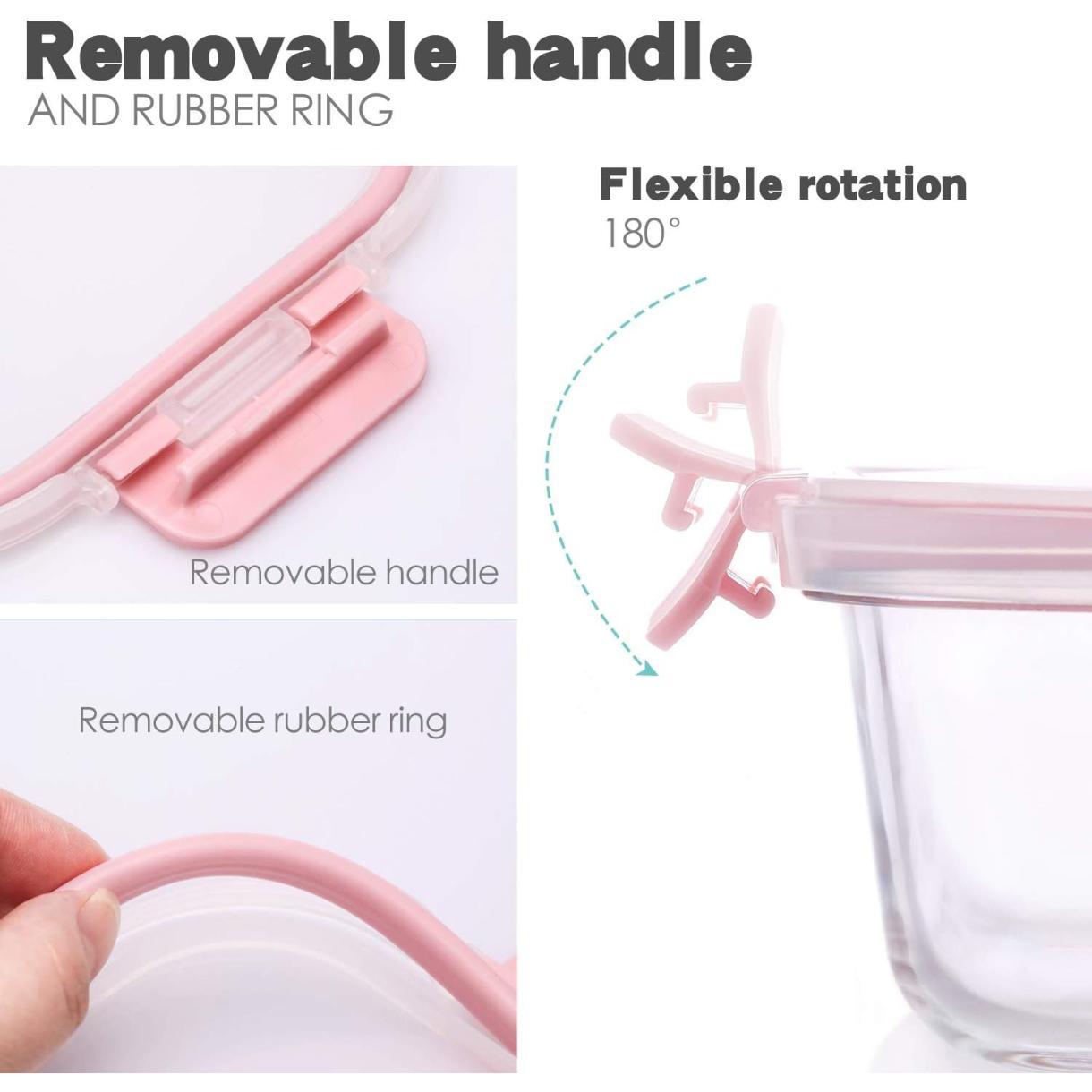 10Pack Glass Food Storage Containers with Lids Leakproof, Airtight Glass Meal Prep Containers For Lunch Rectangle,Dishwasher Safe Kitchen Set Utensils 10Pack Glass Food Storage Containers with Lids Leakproof, Airtight Glass Meal Prep Containers For Lunch Rectangle,Dishwasher Safe Kitchen Set Utensils