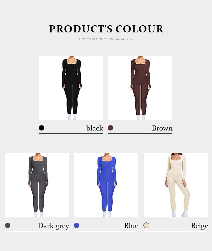KatchMe Womenswear Solid Color U Neck Seamless Shaping Jumpsuit-CC,Thumb Holes Design Jumpsuit,Slim-Fitting Stretchy Tummy Control Shapewear KatchMe Womenswear Solid Color U Neck Seamless Shaping Jumpsuit-CC,Thumb Holes Design Jumpsuit,Slim-Fitting Stretchy Tummy Control Shapewear