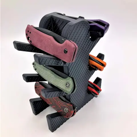 Pocket Knife Organizer Storage Knifeholder Plastic Cutting