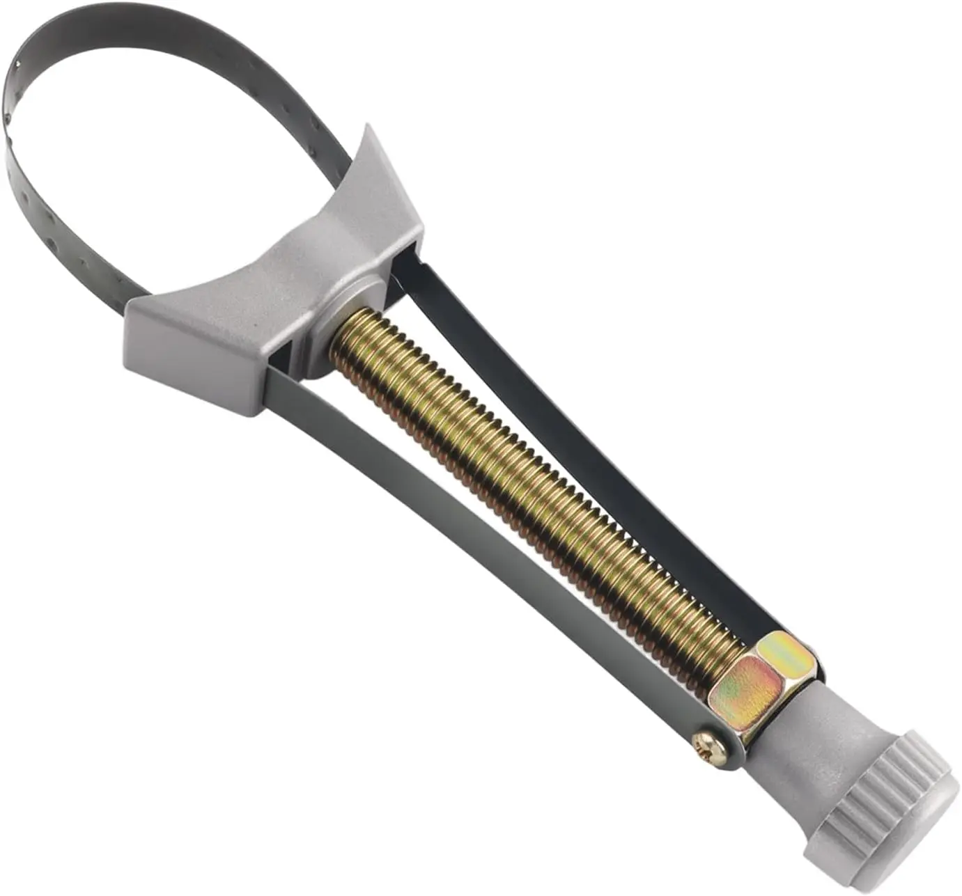 60–120 mm adjustable wrench for engine oil filters, heavy-duty strap wrench for engine oil filters | Fits 2-3/8" to 4-3/4" filters, stainless steel strap, quick removal, professional engine oil filter removal tool suitable for most vehicles