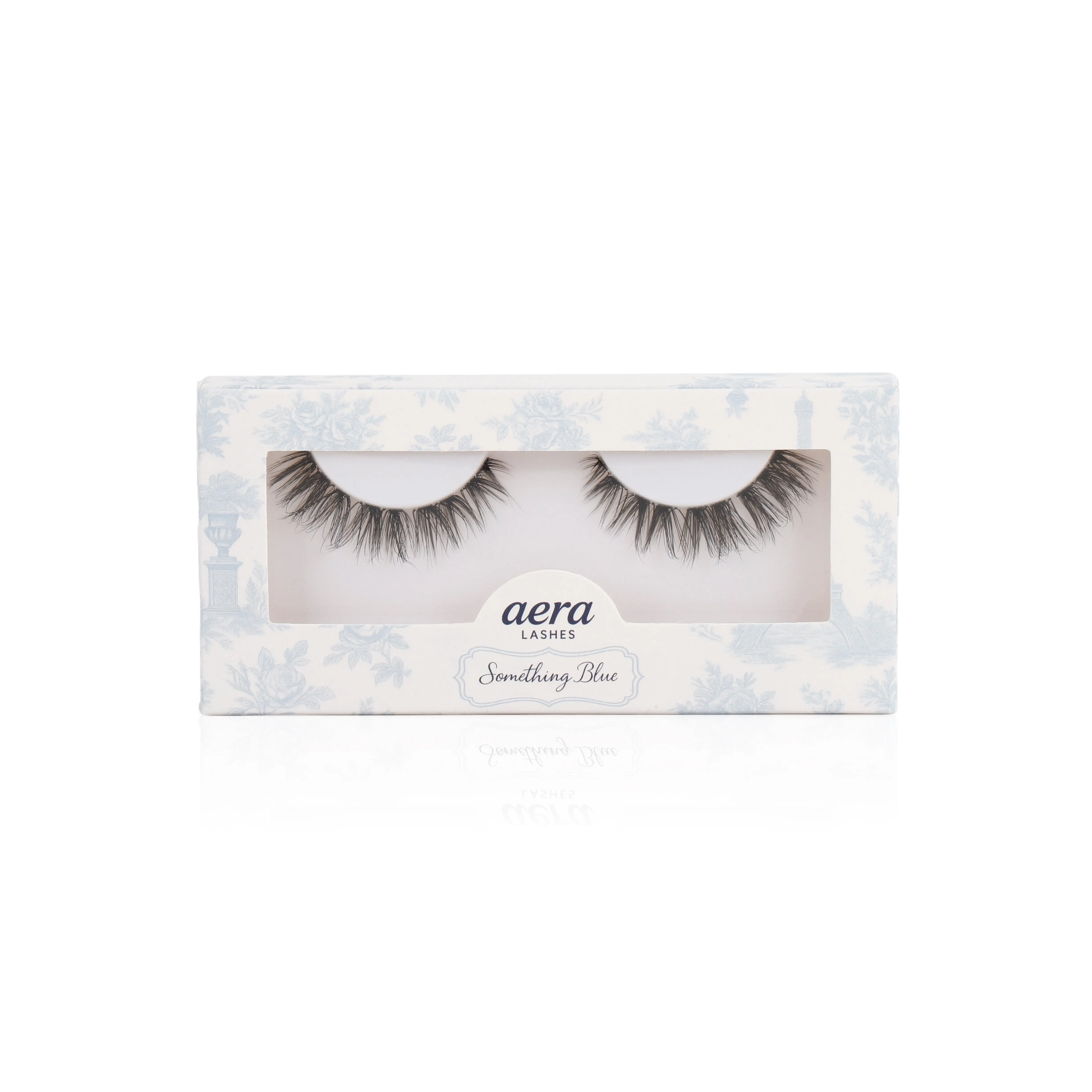 Aera Lashes Something Blue - 8-10mm Wispy Hybrid Cat-Eye Lashes with Mixed C & D Curls for Bridal-Style Underlash Extensions