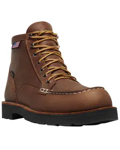 Danner Men's 6" Bull Run Moc Work Boot Soft Toe - 15592