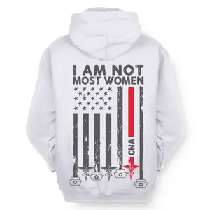 I Am Not Most Women CNA Hoodie (on back) – Proud CNA Hoodie, Nursing Assistant Gift