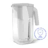 Culligan 7-Cup Space Saver Water Pitcher with Filter - IAPMO Certified Home Use Jug, Advanced ZeroWater Technology Filtration, 98% Lead Reduction, Guaranteed 99.9% TDS Removal, Ergonomically Designed Compact Build