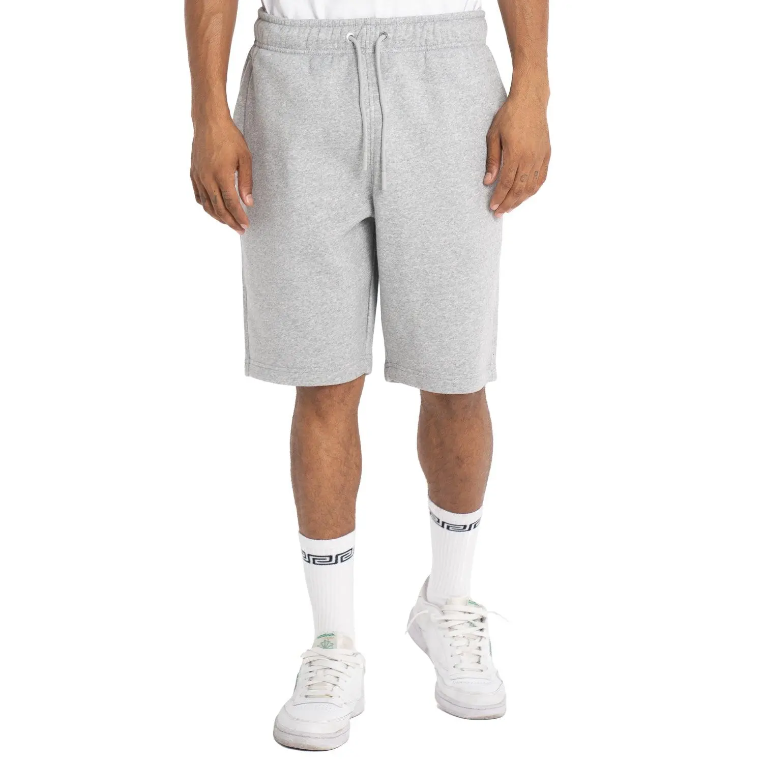 Pro Club Men's Heavyweight Sweat Shorts, Classic Soft Cotton-Polyester Fleece with 3 Pockets and Elastic Waistband, Menswear, Fabric, Silicone Tips, Cool Weather, Men's Shorts, Warmth, Drawstring, Perfect Fit