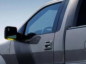 Nilight Side Mirror Marker Light Switchback White Parking Amber Turn Signals Lights Smoked Lens Plug and Play Compatible With Ford F150 Raptor Expedition 2006-2008 Lincoln Mark LT