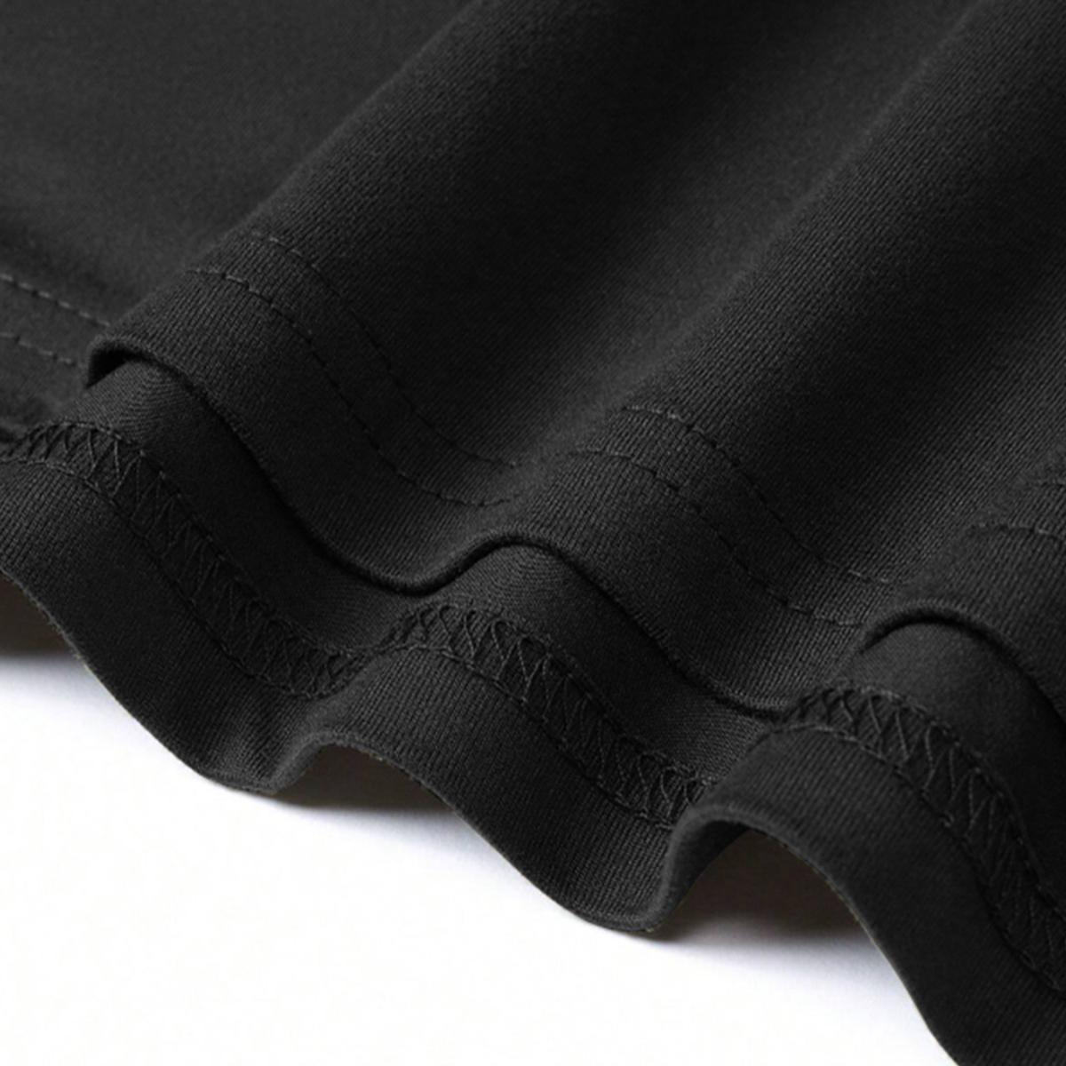 Pack of 4 - Men's Long Sleeve T-Shirt - Casual Crew Neck Breathable Tee, Suitable for Spring and Autumn Wear, Featuring Letter Pattern Design, Well-Fitting Cut, Ideal for Everyday Wear, Men's Long Sleeve Top