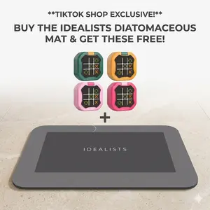 Bathroom Mat Premium Quick-Dry-Ultra-Absorbent Thin Diatomite Bath Mat-Rubber Backing Thin Non-Slip, Machine Washable, and Mildew-Resistant Rug for Shower, Kitchen, Laundry Room,and More with Geometric Design and Easy Cleaning last-minute Holiday Haul